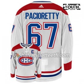 Lasten NHL Montreal Canadiens Pelipaita MAX PACIORETTY 67 Adidas Valkoinen Authentic